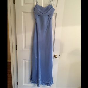 Gorgeous Betsy & Adam blue gown, size 8